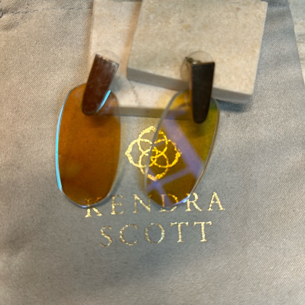 Kendra Scott iridescent earrings